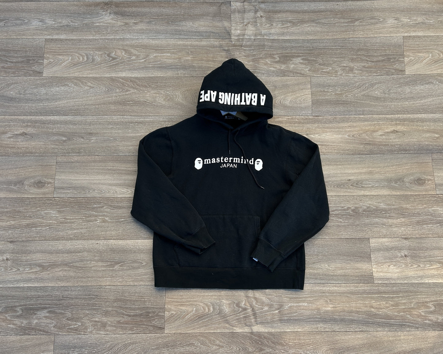 Bape x Mastermind Japan logo hoodie