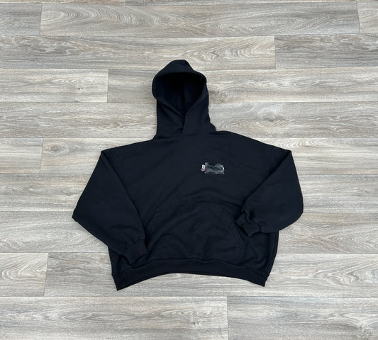Balenciaga Campaign logo print hoodie