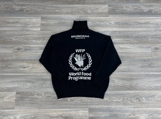 Balenciaga WFP turtleneck knit sweater