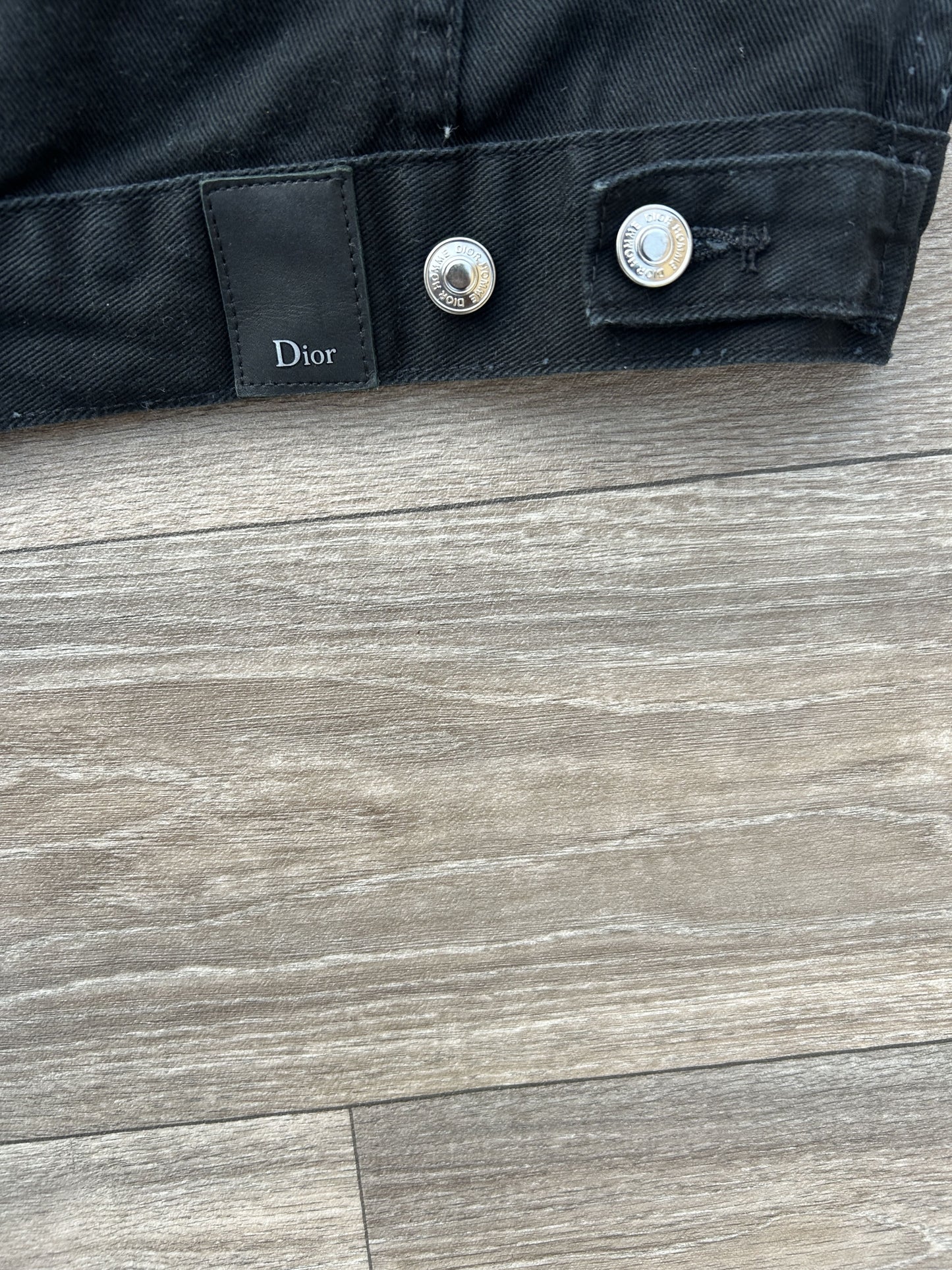 Dior atelier logo print denim jacket