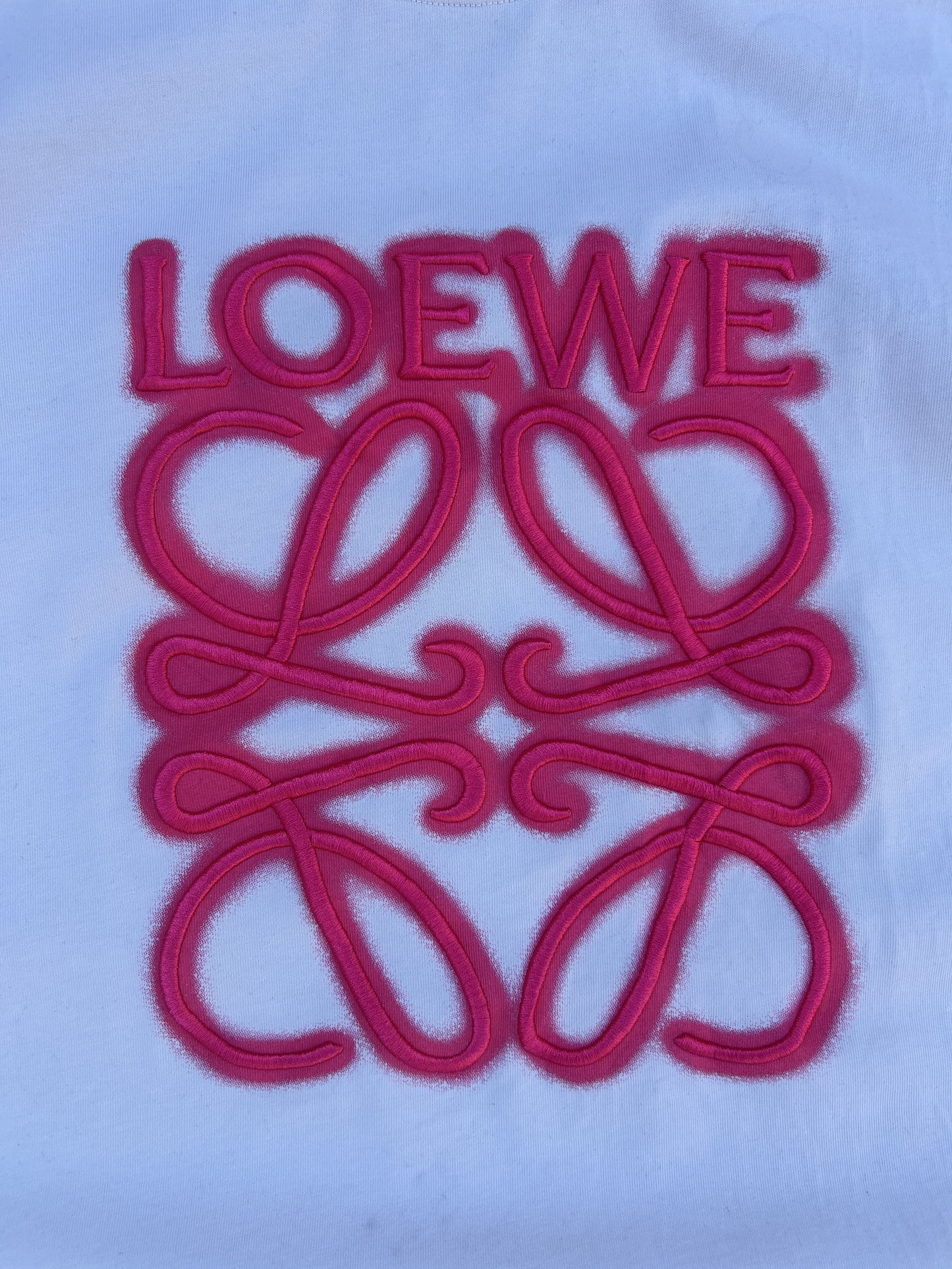 Loewe embroidered logo tshirt
