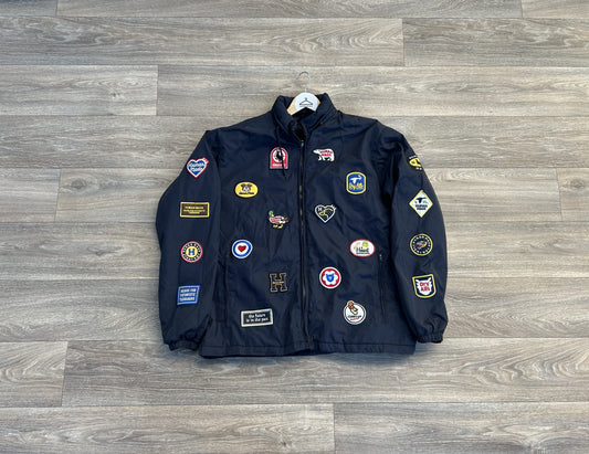 Human Made multi logo patchwork jacket