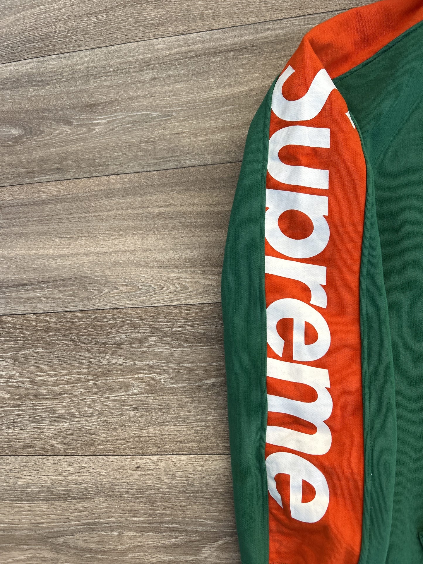 Supreme sideline logo print hoodie