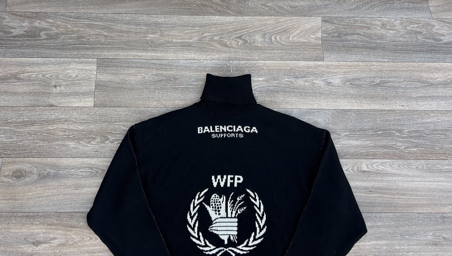 Balenciaga WFP turtleneck knit sweater