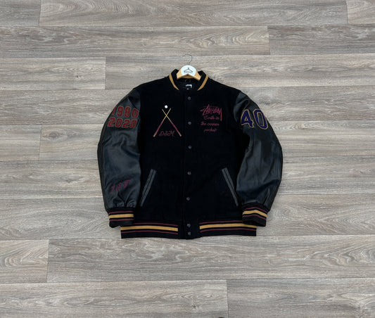 Stussy DSM 40th anniversary varsity jacket