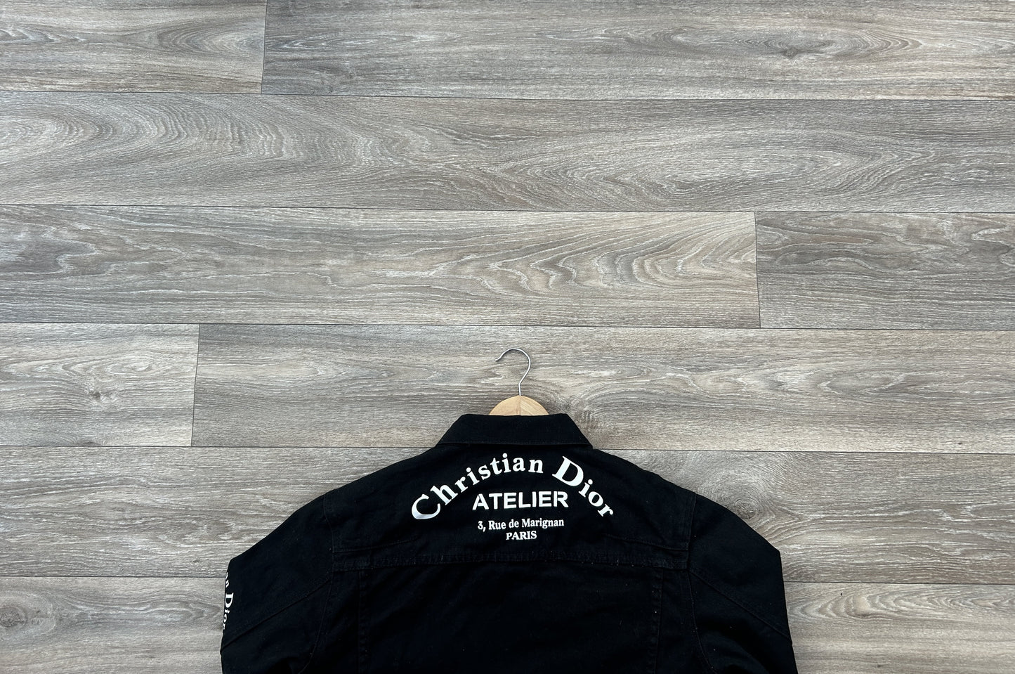 Dior atelier logo print denim jacket