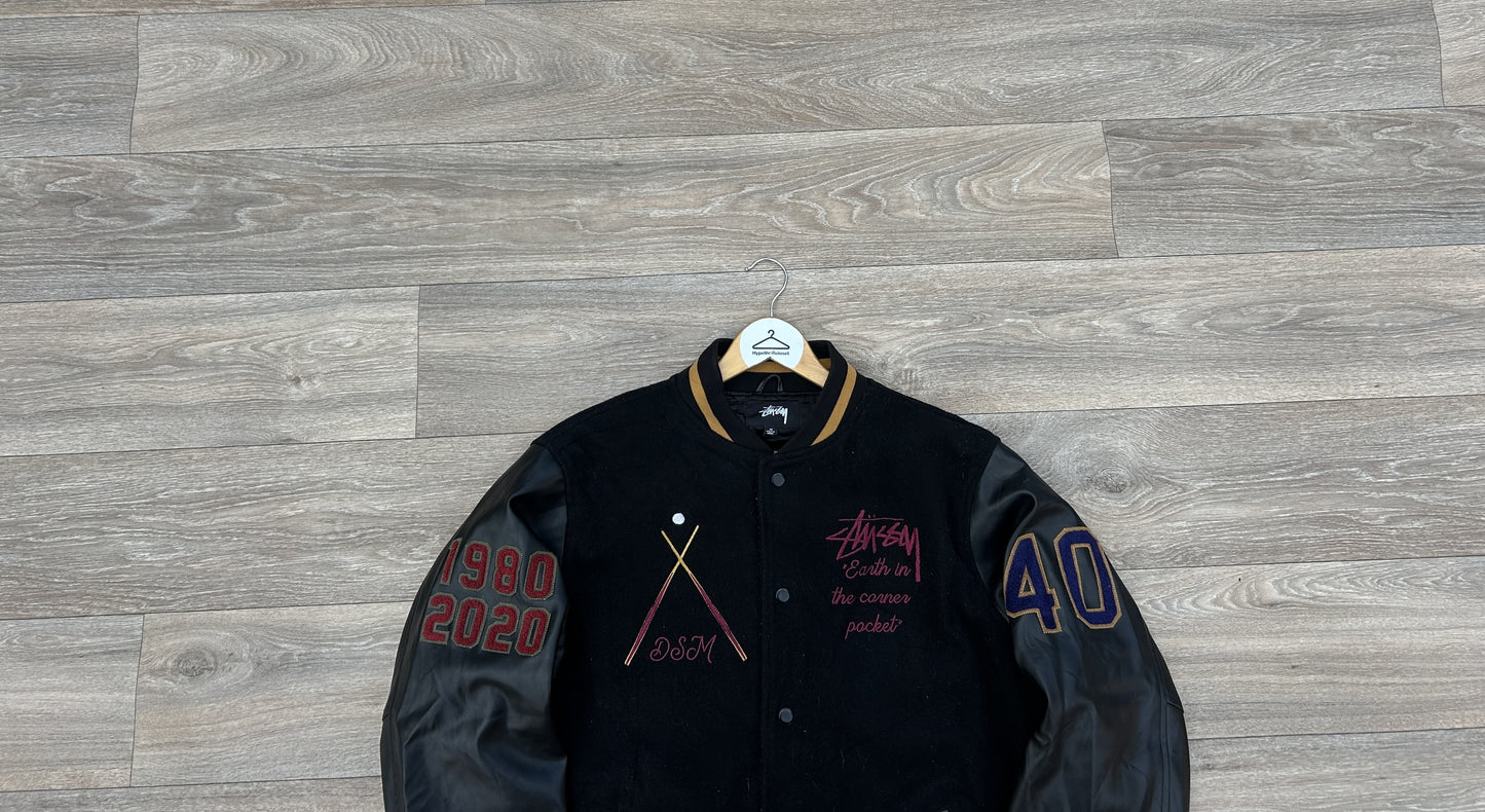 Stussy DSM 40th anniversary varsity jacket