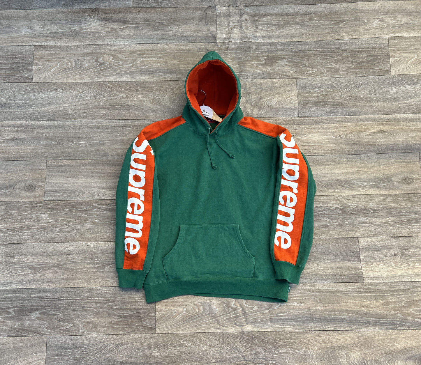 Supreme sideline logo print hoodie