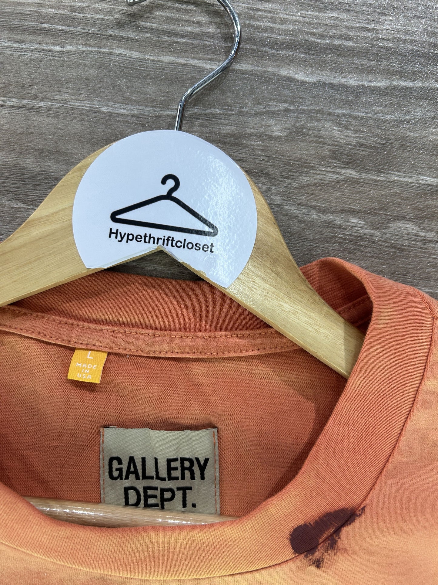 Gallery Dept logo print tshirt