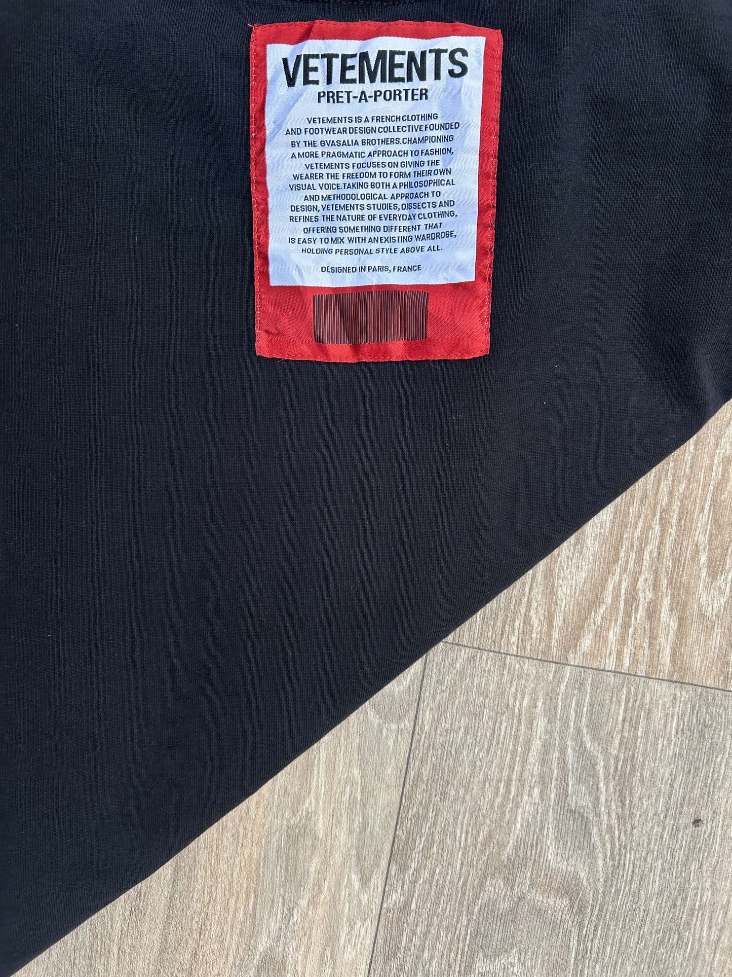 Vetements logo print tshirt