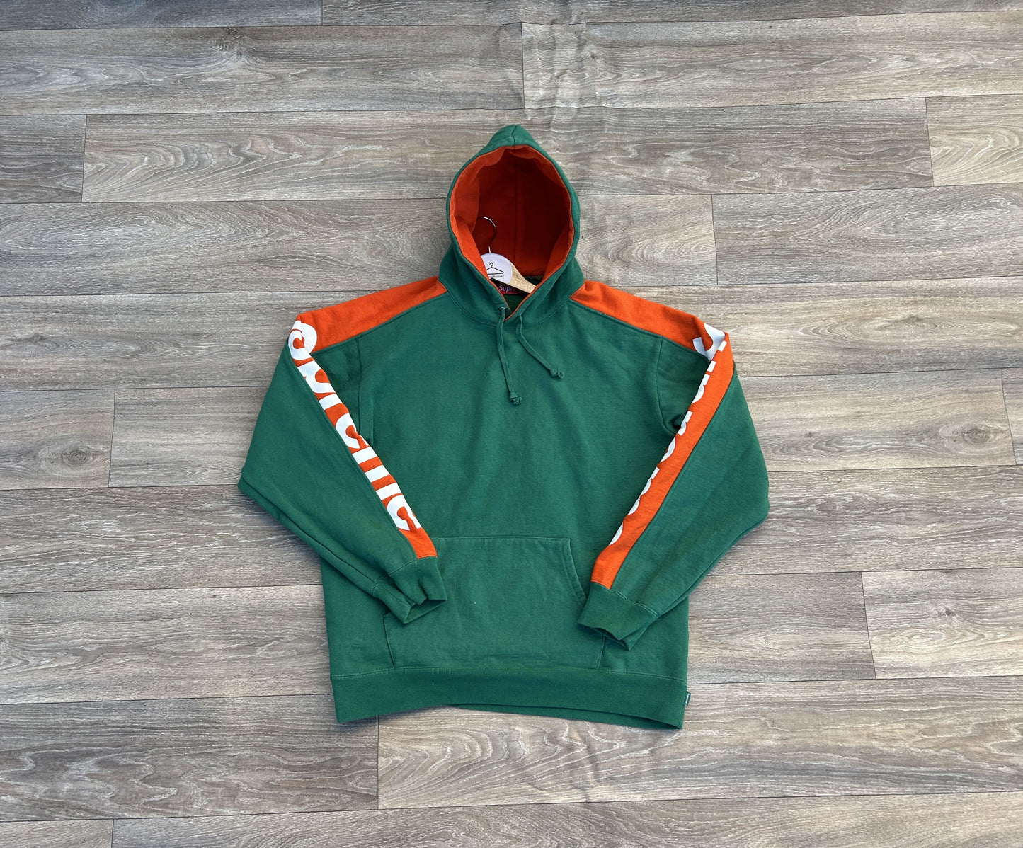 Supreme sideline logo print hoodie