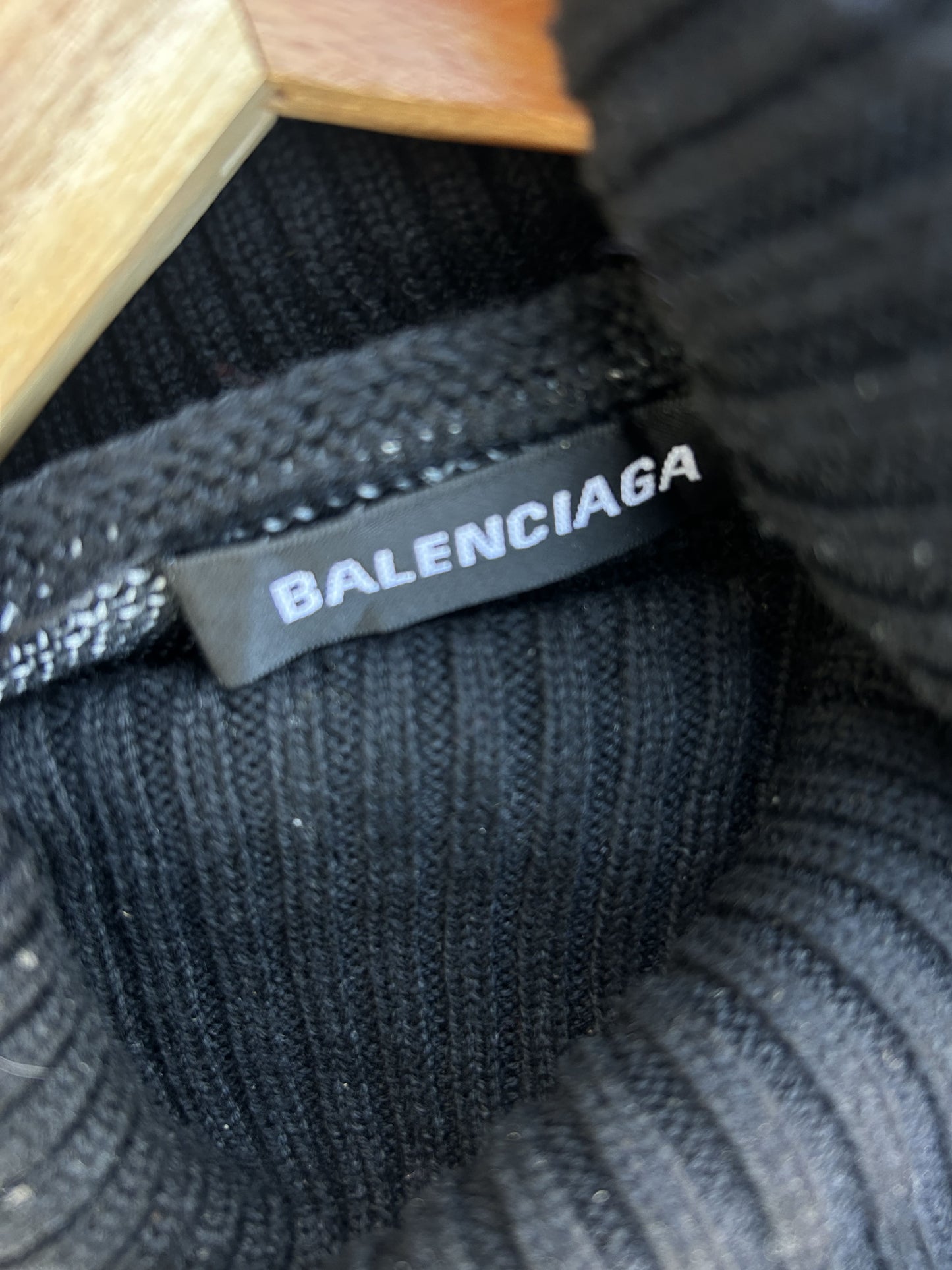 Balenciaga WFP turtleneck knit sweater