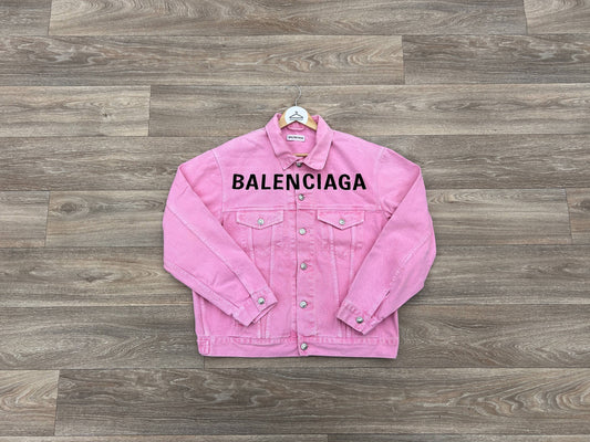 Balenciaga logo denim jacket