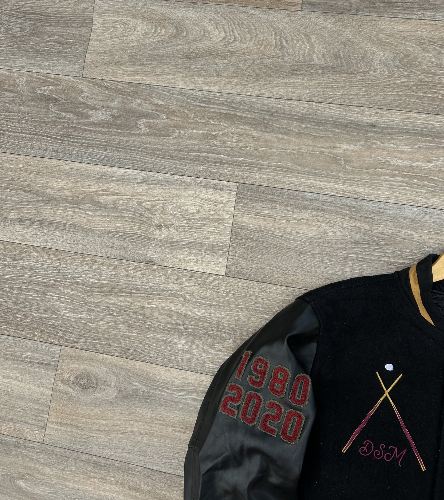 Stussy DSM 40th anniversary varsity jacket