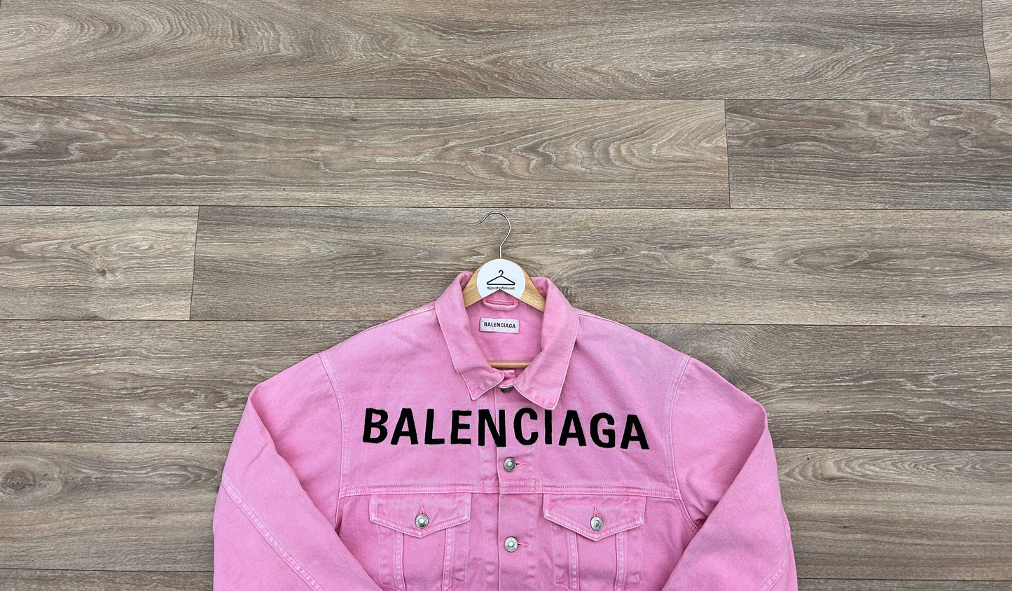 Balenciaga logo denim jacket