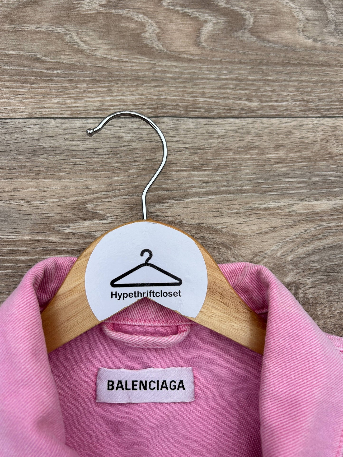 Balenciaga logo denim jacket