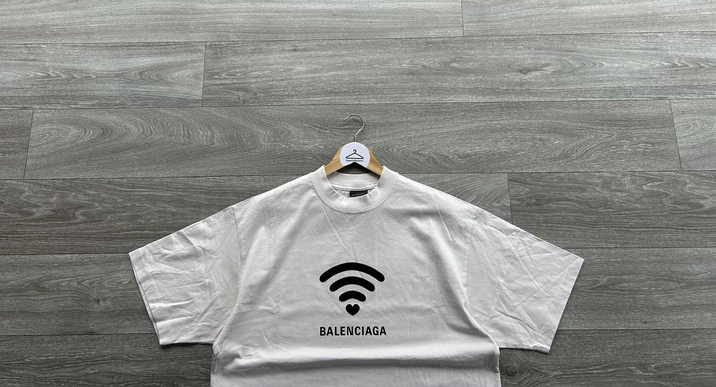 Balenciaga Wi-Fi logo print tshirt