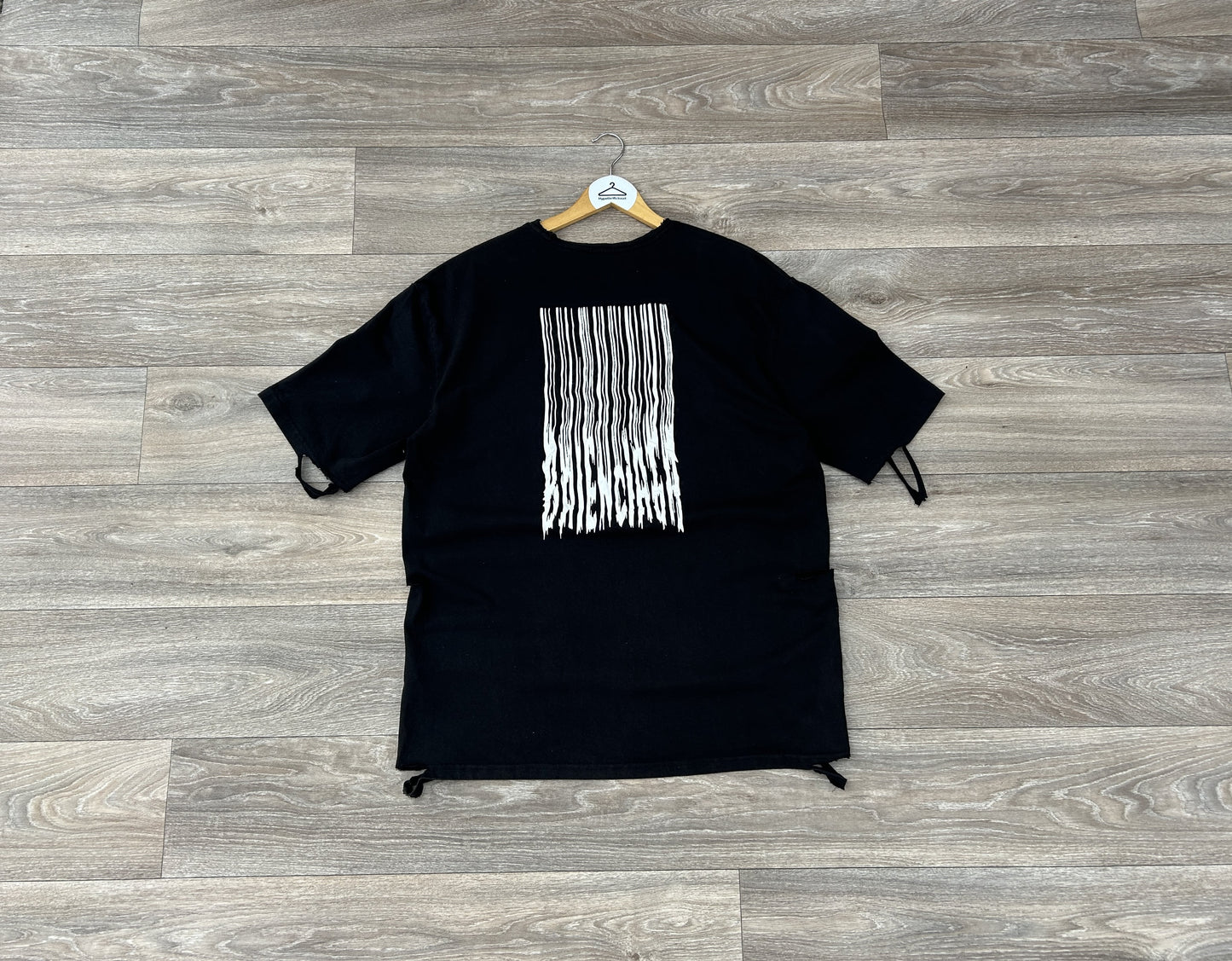 Balenciaga distressed logo t-shirt