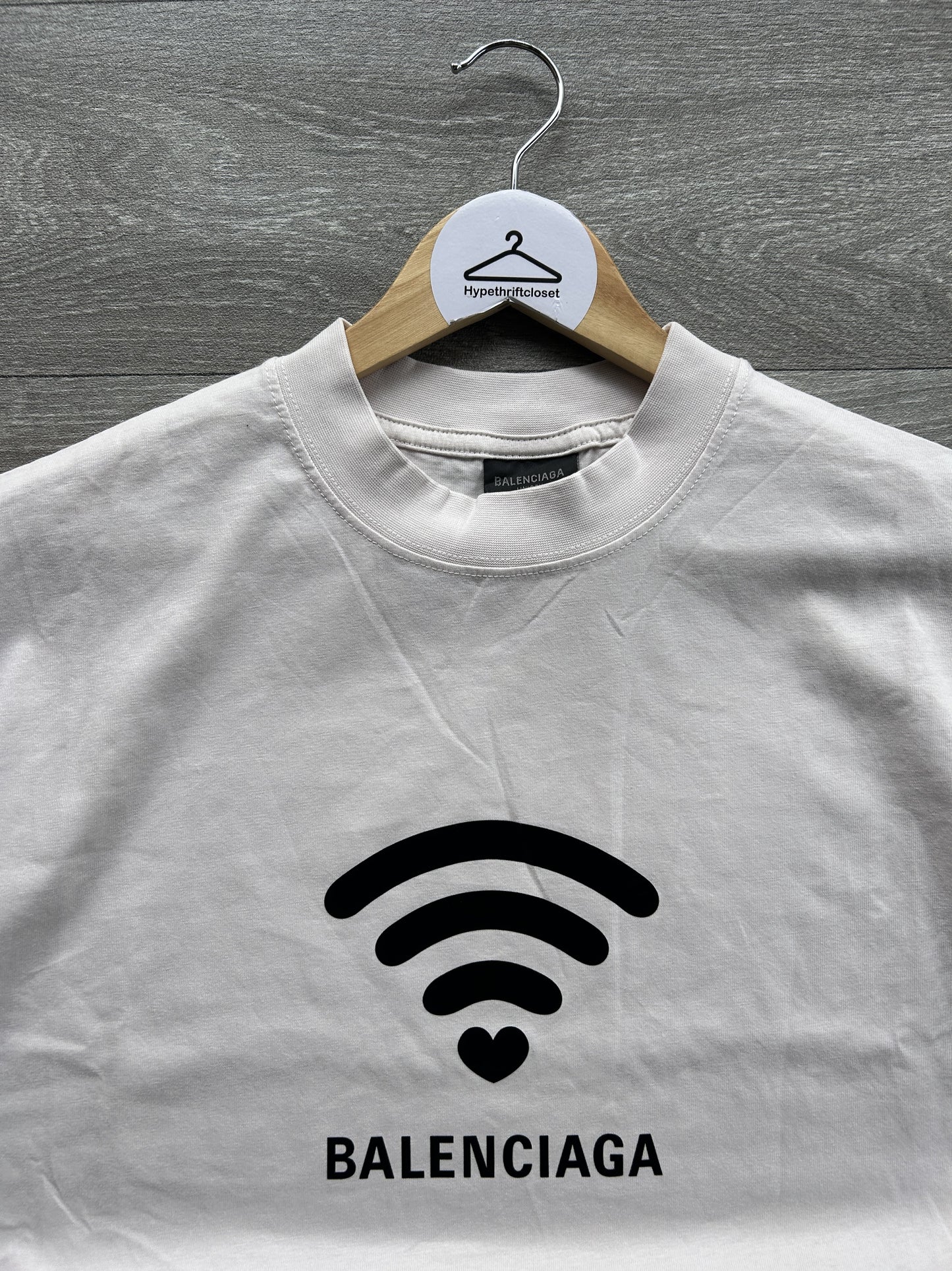 Balenciaga Wi-Fi logo print tshirt