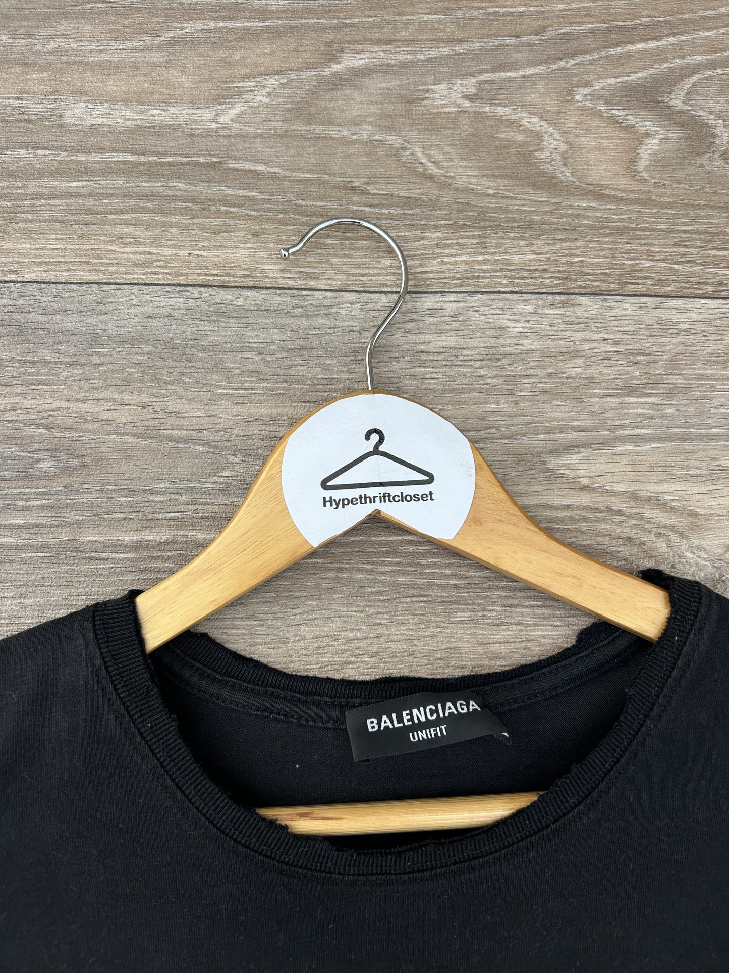 Balenciaga distressed logo t-shirt