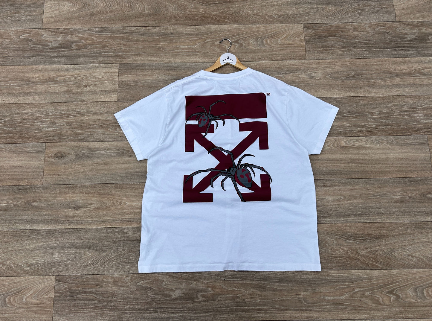 Off-White arachno arrows logo tshirt
