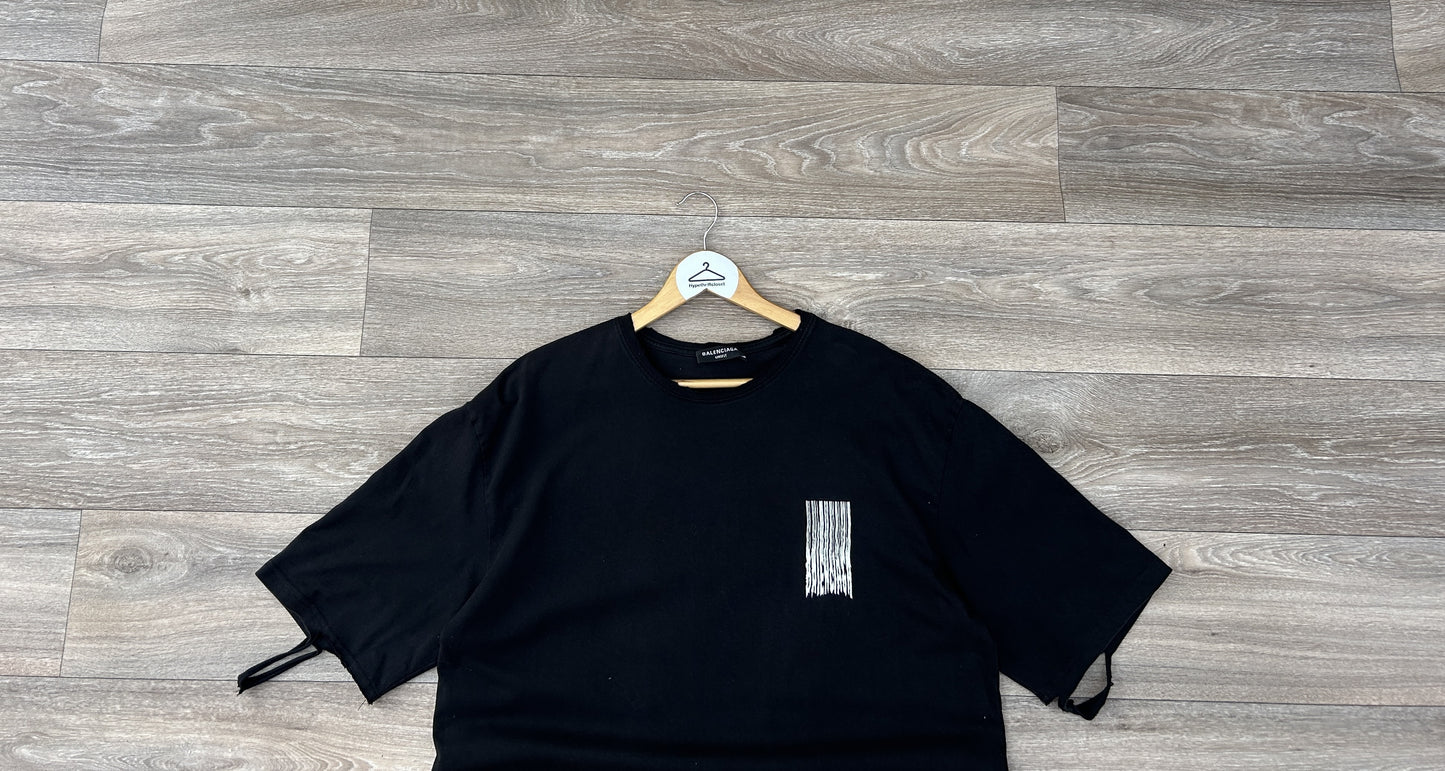 Balenciaga distressed logo t-shirt