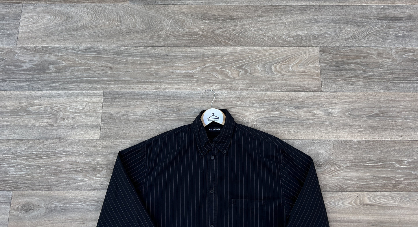 Balenciaga logo button up shirt