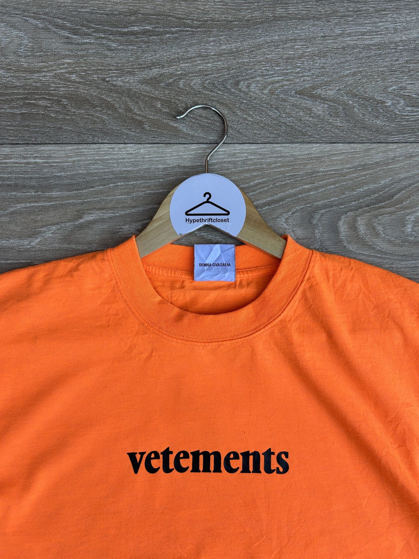 Vetements logo print tshirt