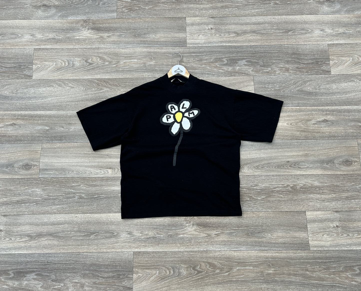 Palm Angels logo print tshirt