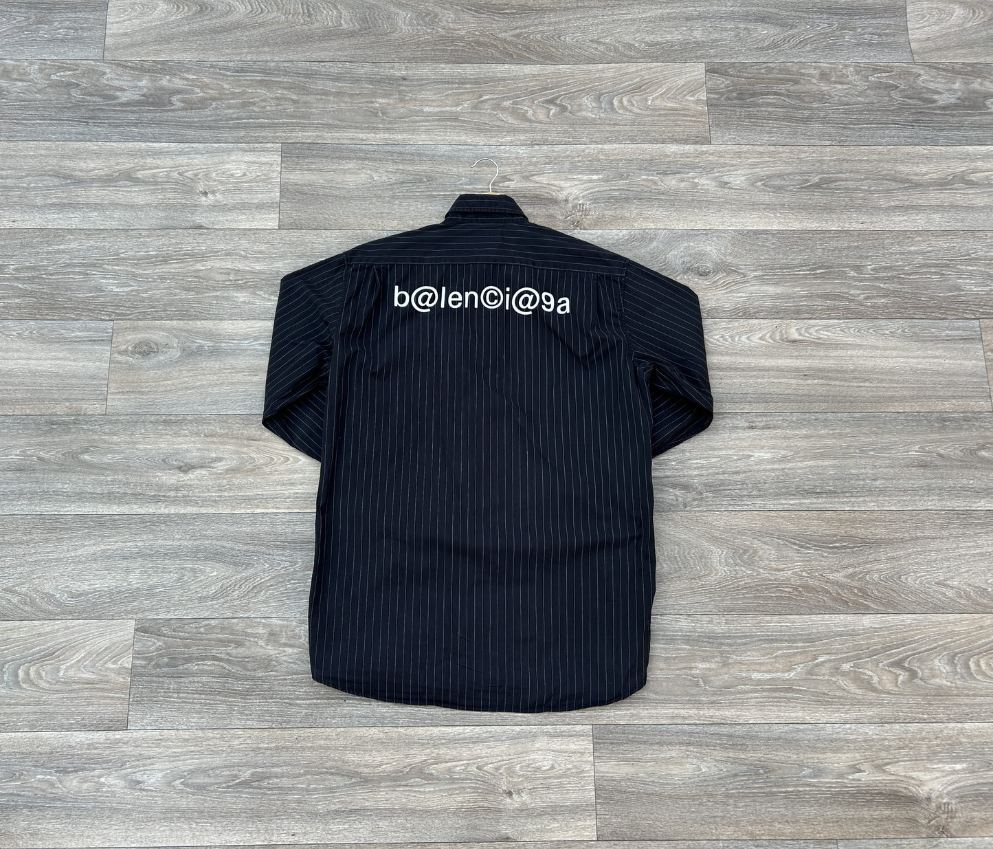Balenciaga logo button up shirt