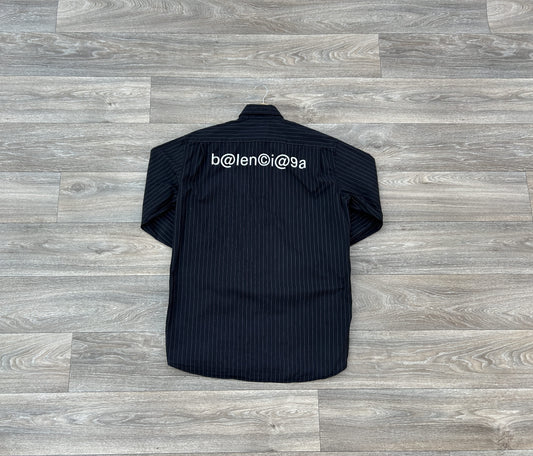 Balenciaga logo button up shirt