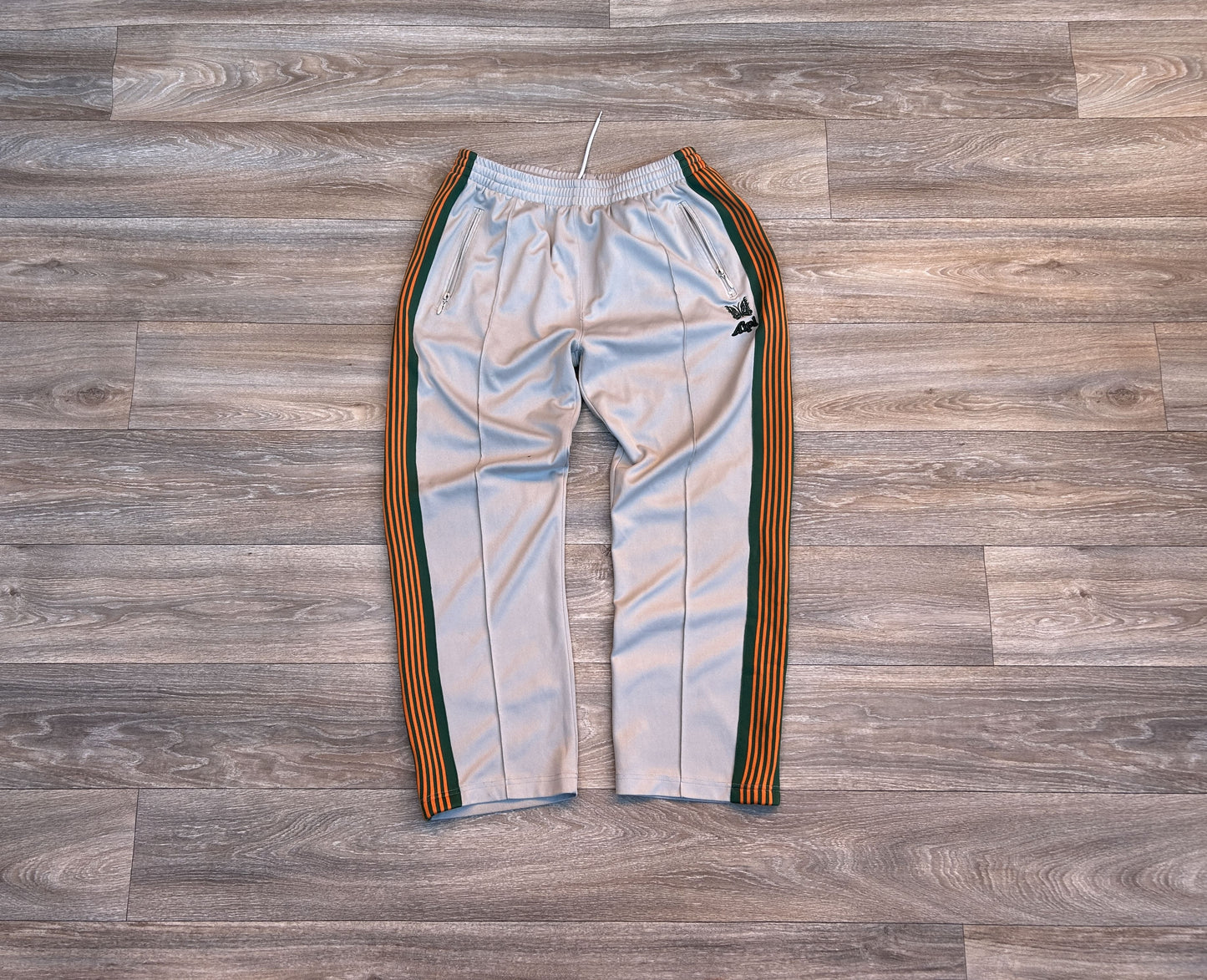 Needles logo print pants
