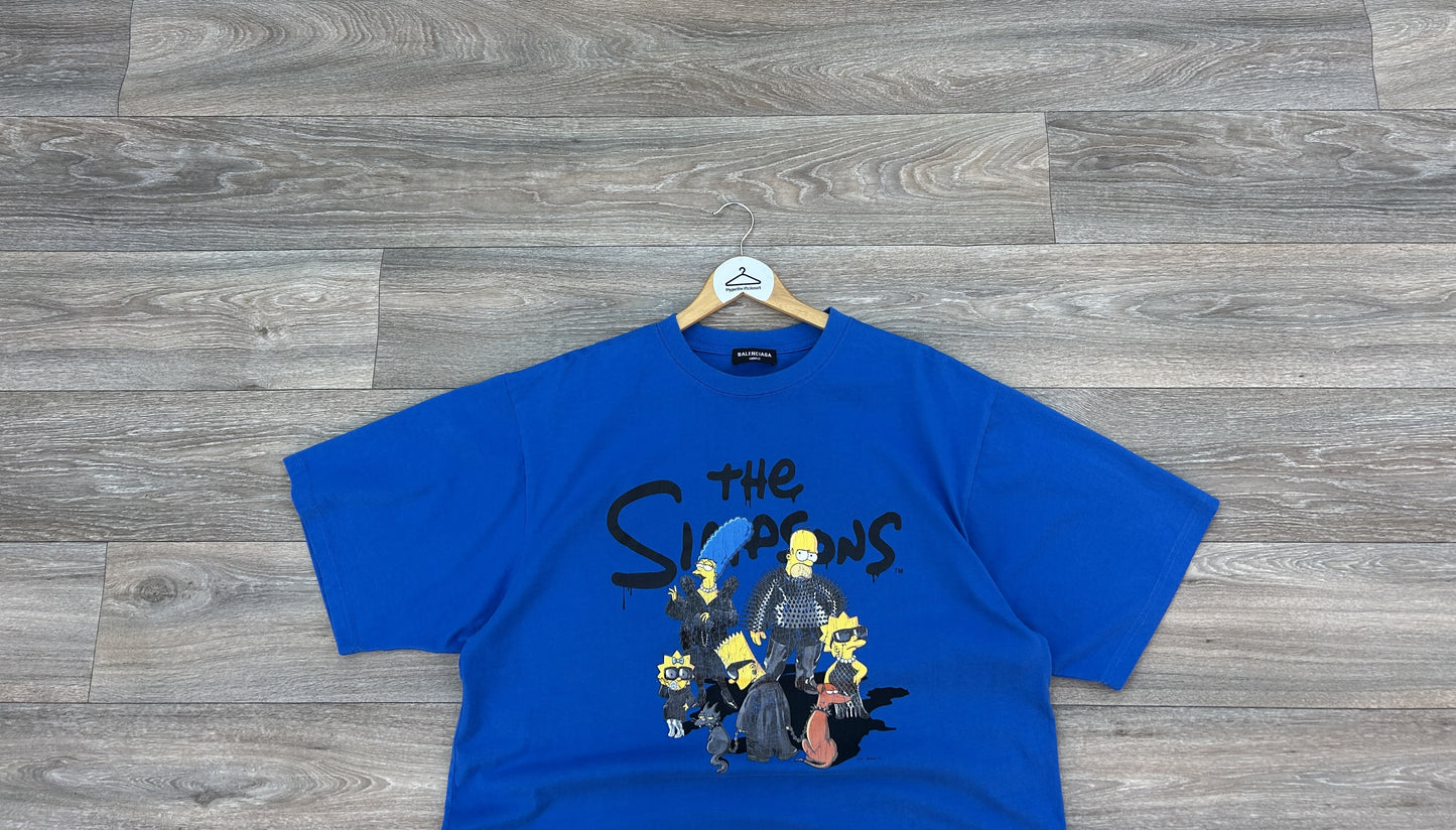 Balenciaga The Simpsons logo print tshirt