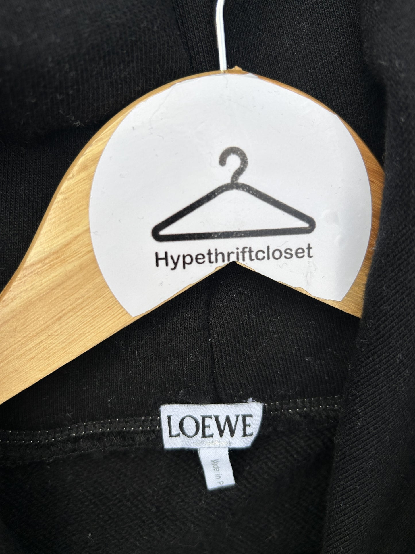 Loewe embroidered logo hoodie