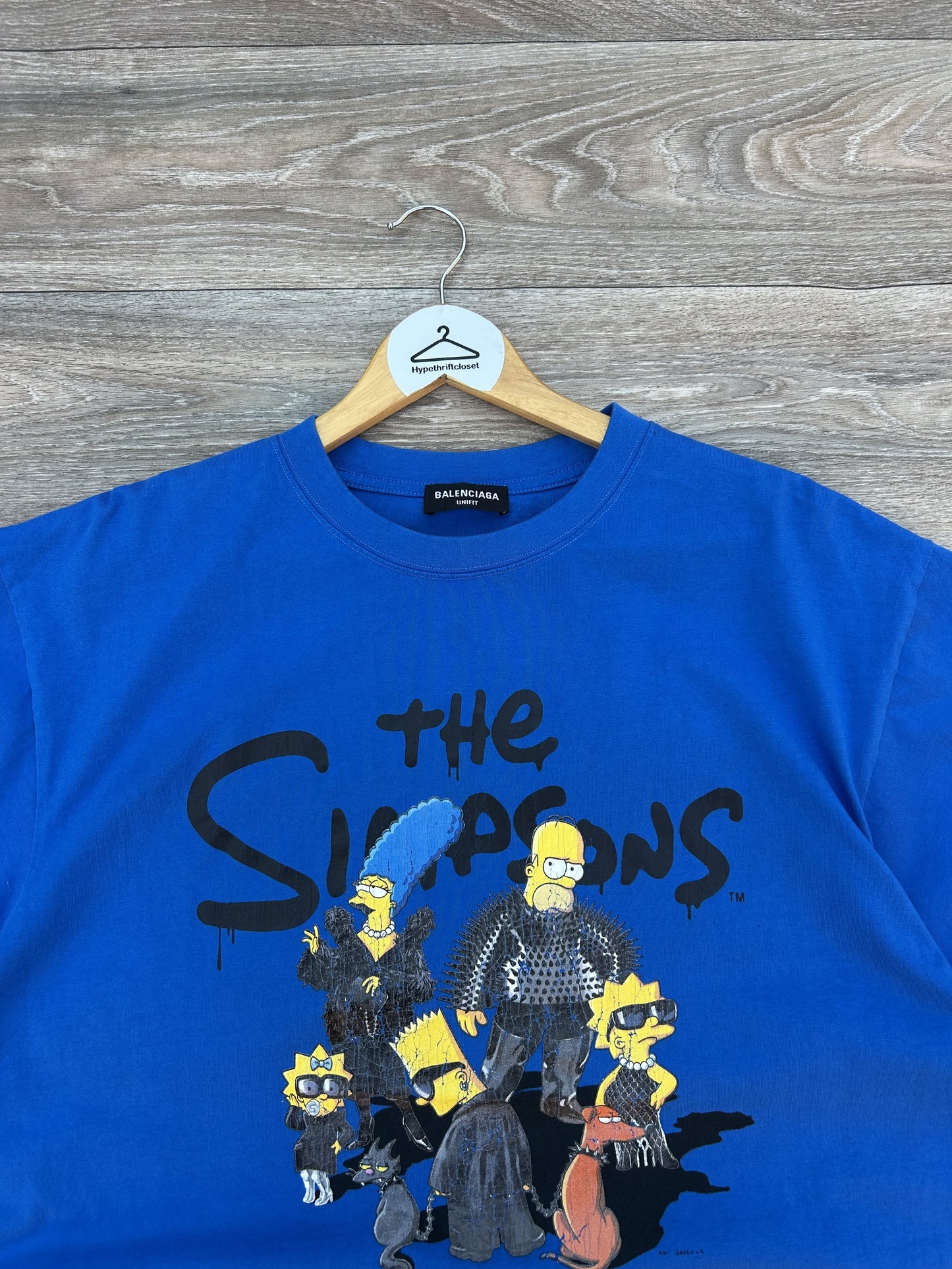 Balenciaga The Simpsons logo print tshirt