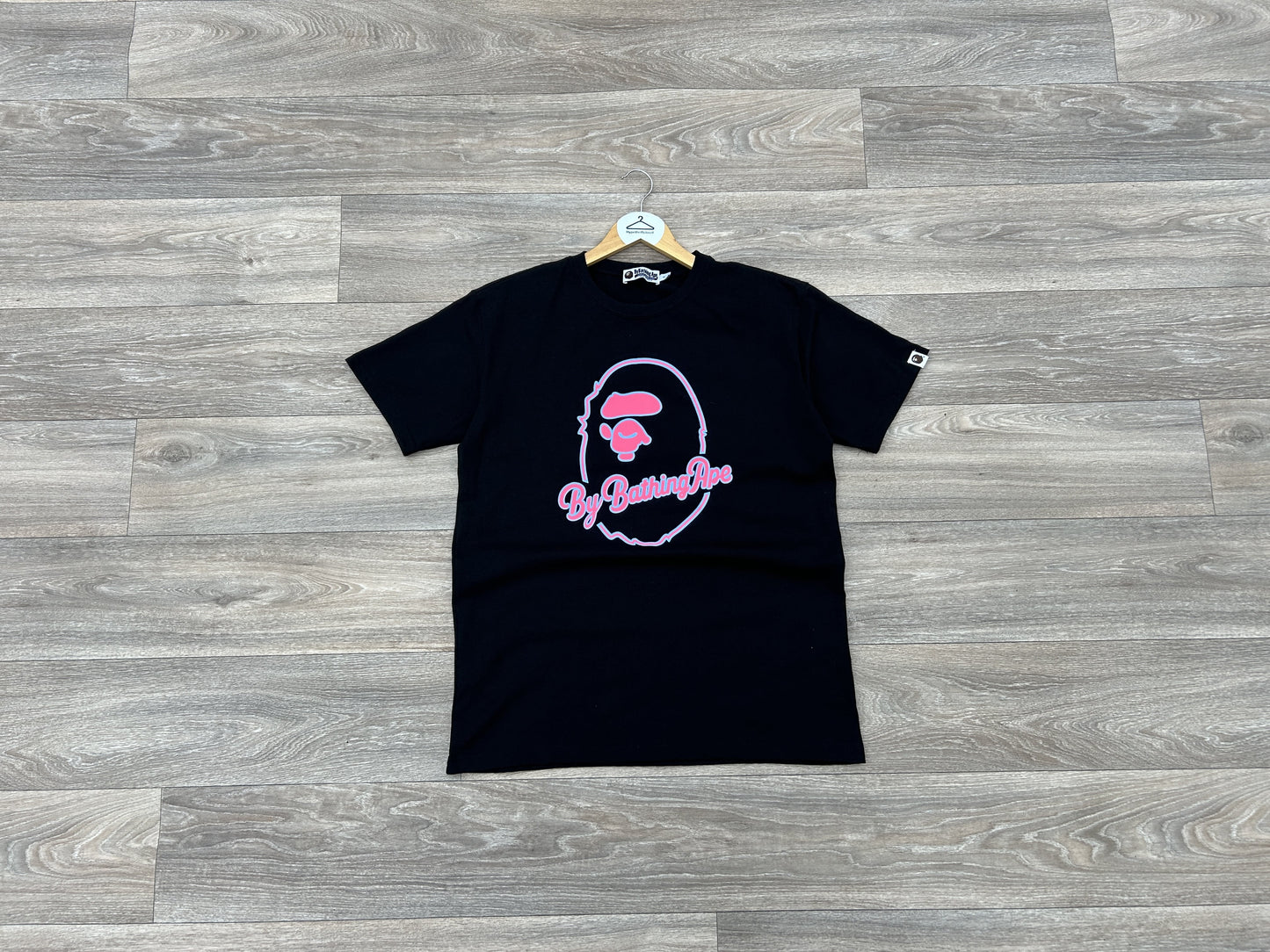 Bape head logo print tshirt