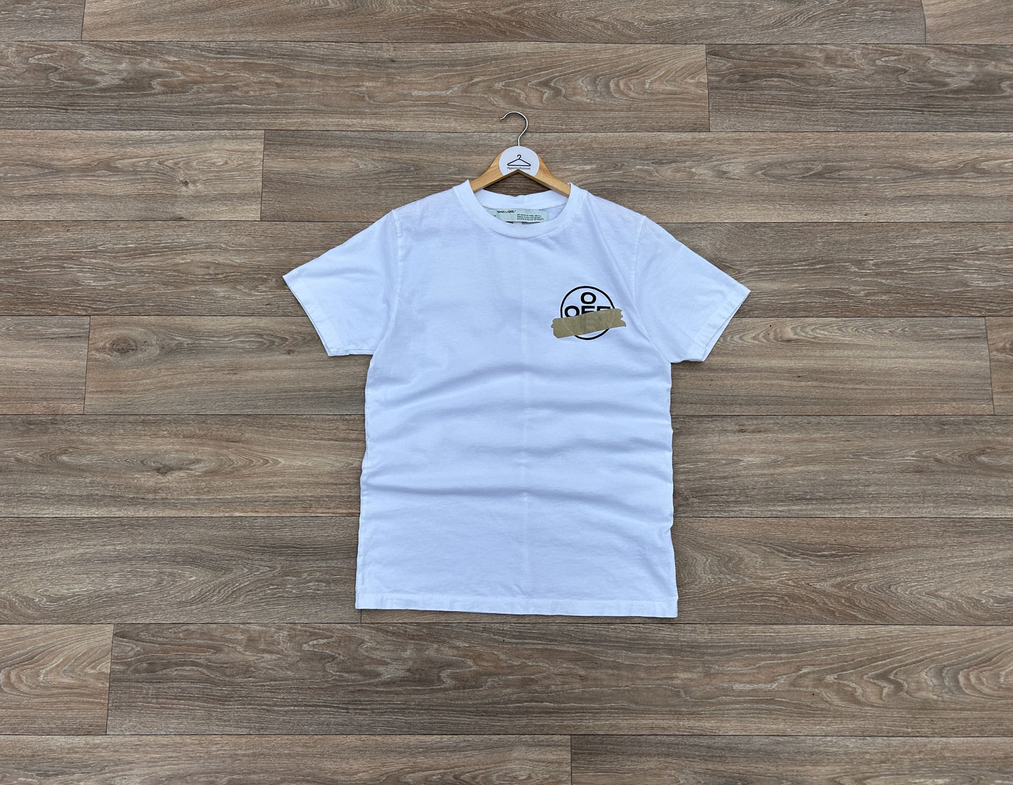 Off-White arrows logo print tshirt