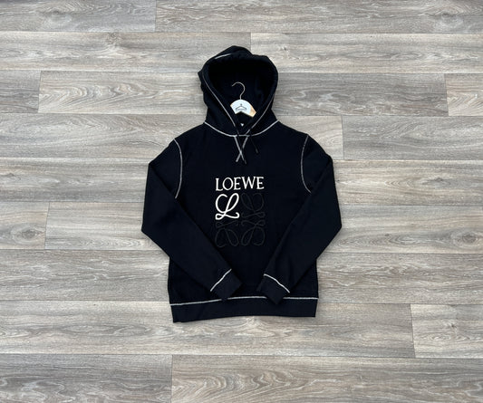 Loewe embroidered logo hoodie