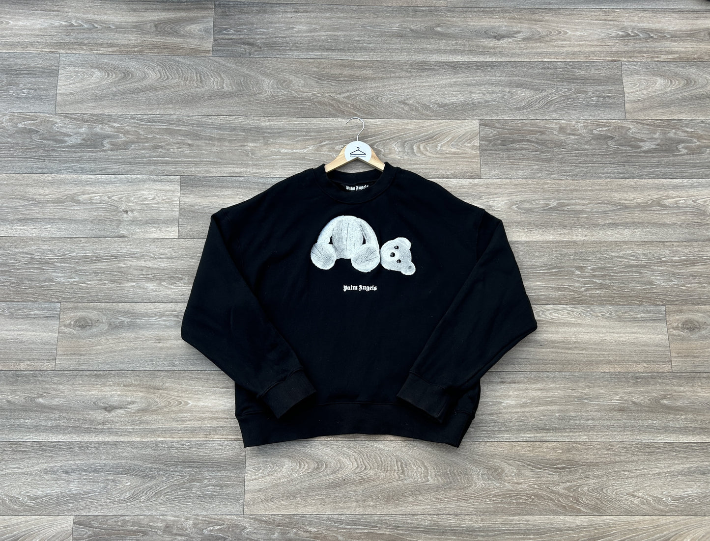 Palm Angels bear logo sweater