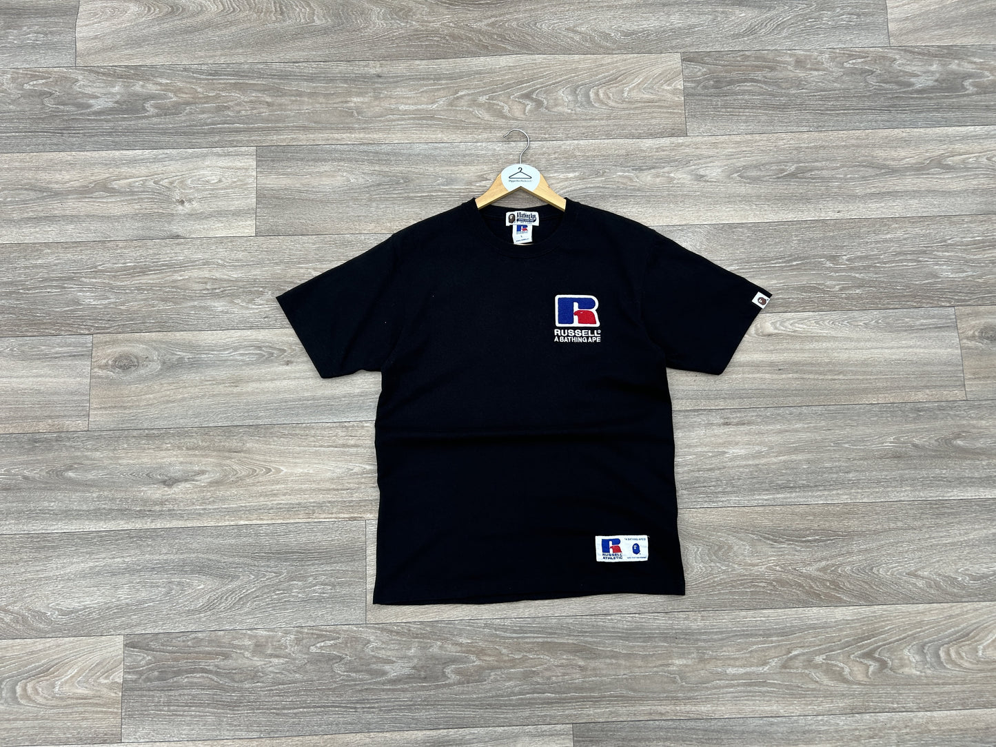 Bape x Russell logo tshirt