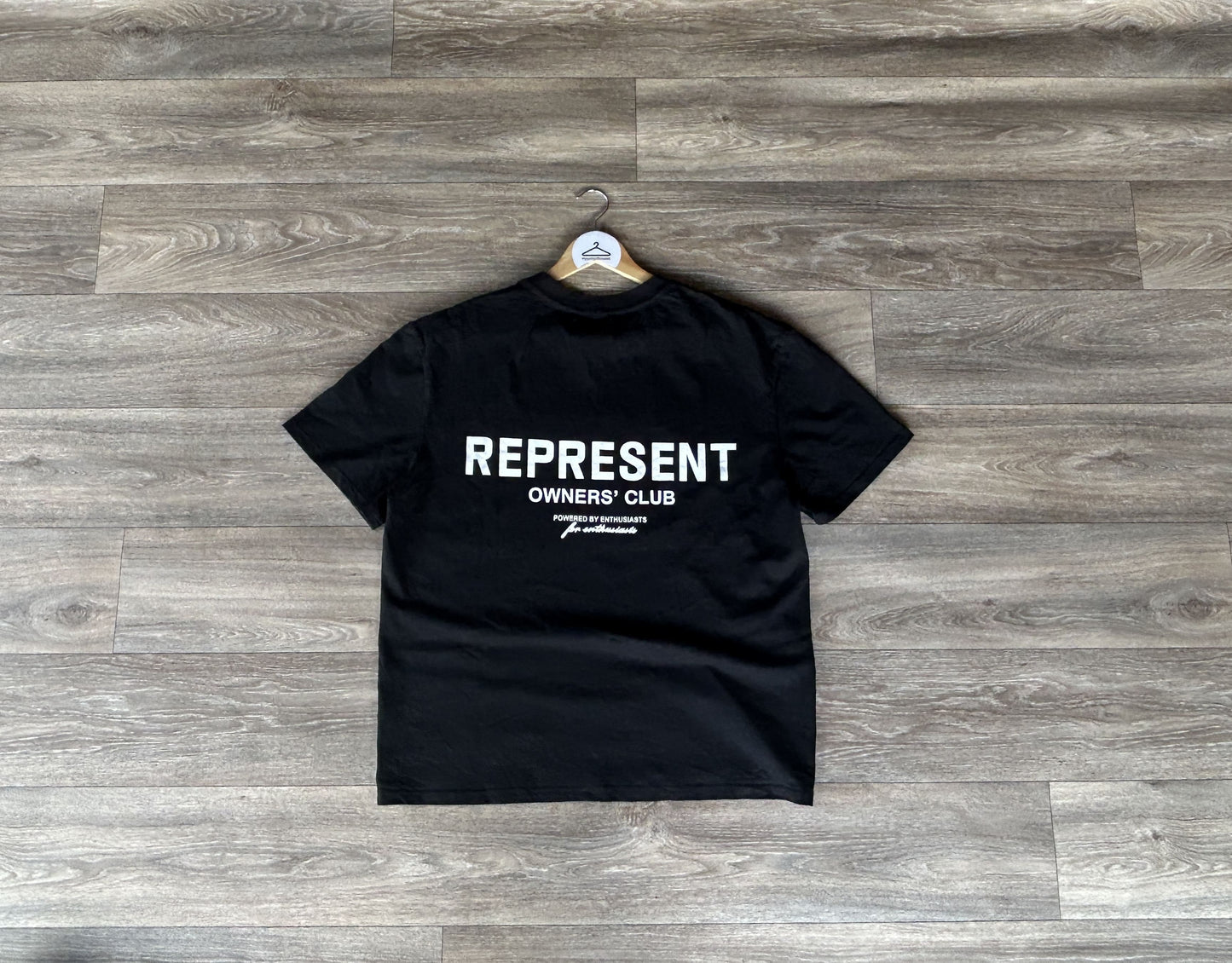 Represent owner's club logo print tshirt