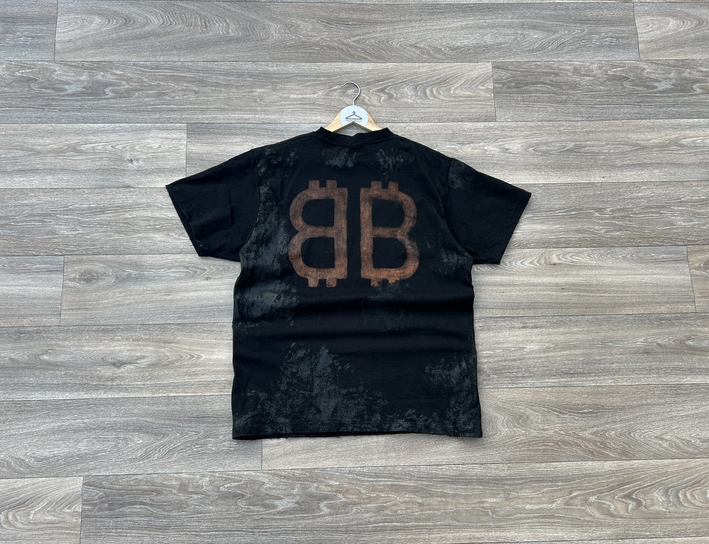 Balenciaga BB logo print tshirt