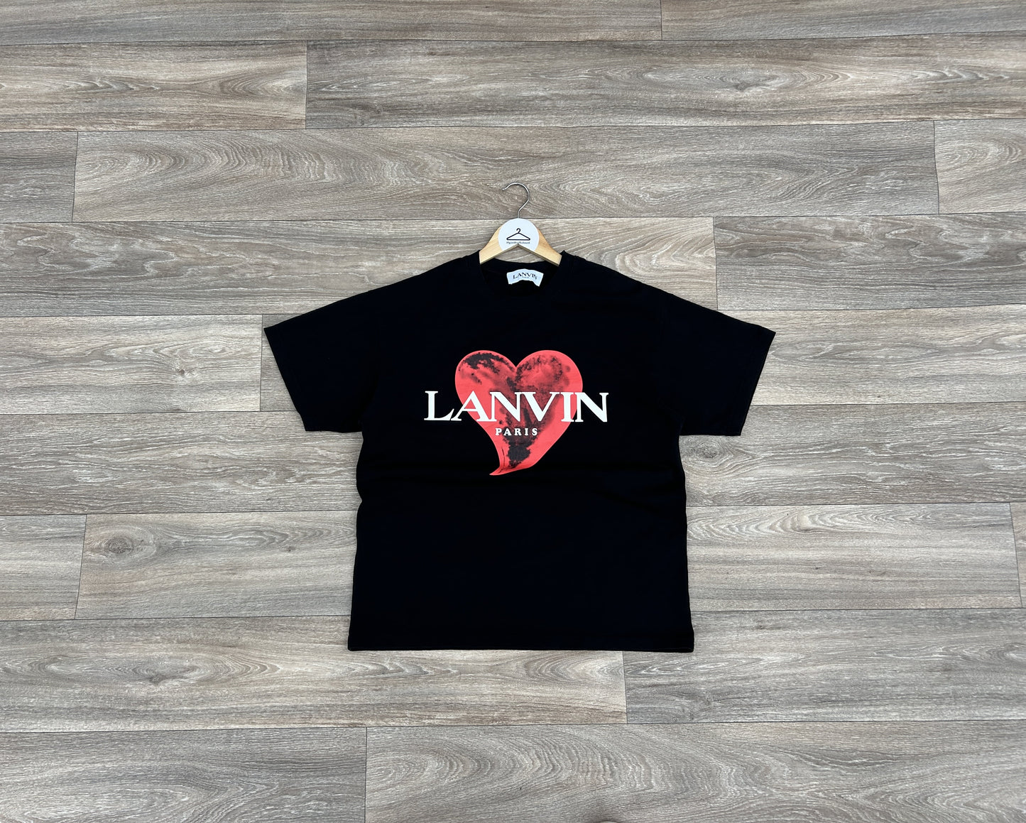 Lanvin heart logo print tshirt