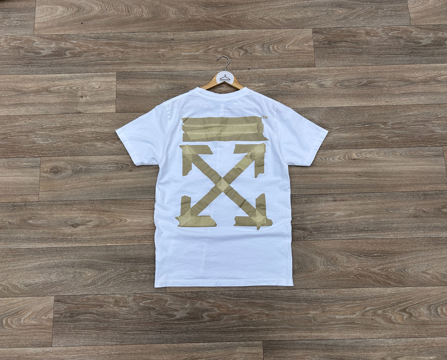 Off-White arrows logo print tshirt