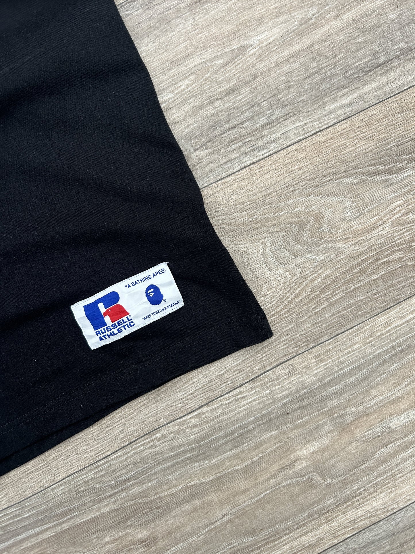 Bape x Russell logo tshirt