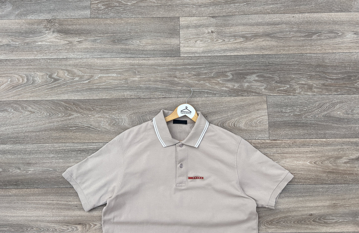 Prada logo collar tshirt