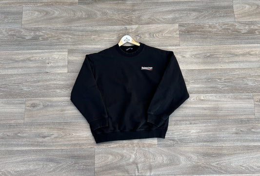 Balenciaga logo print sweater