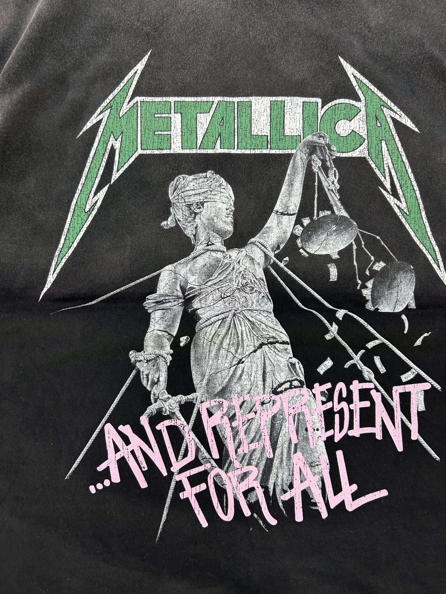 Represent x Metallica graphic tshirt