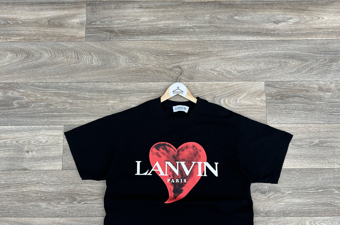 Lanvin heart logo print tshirt
