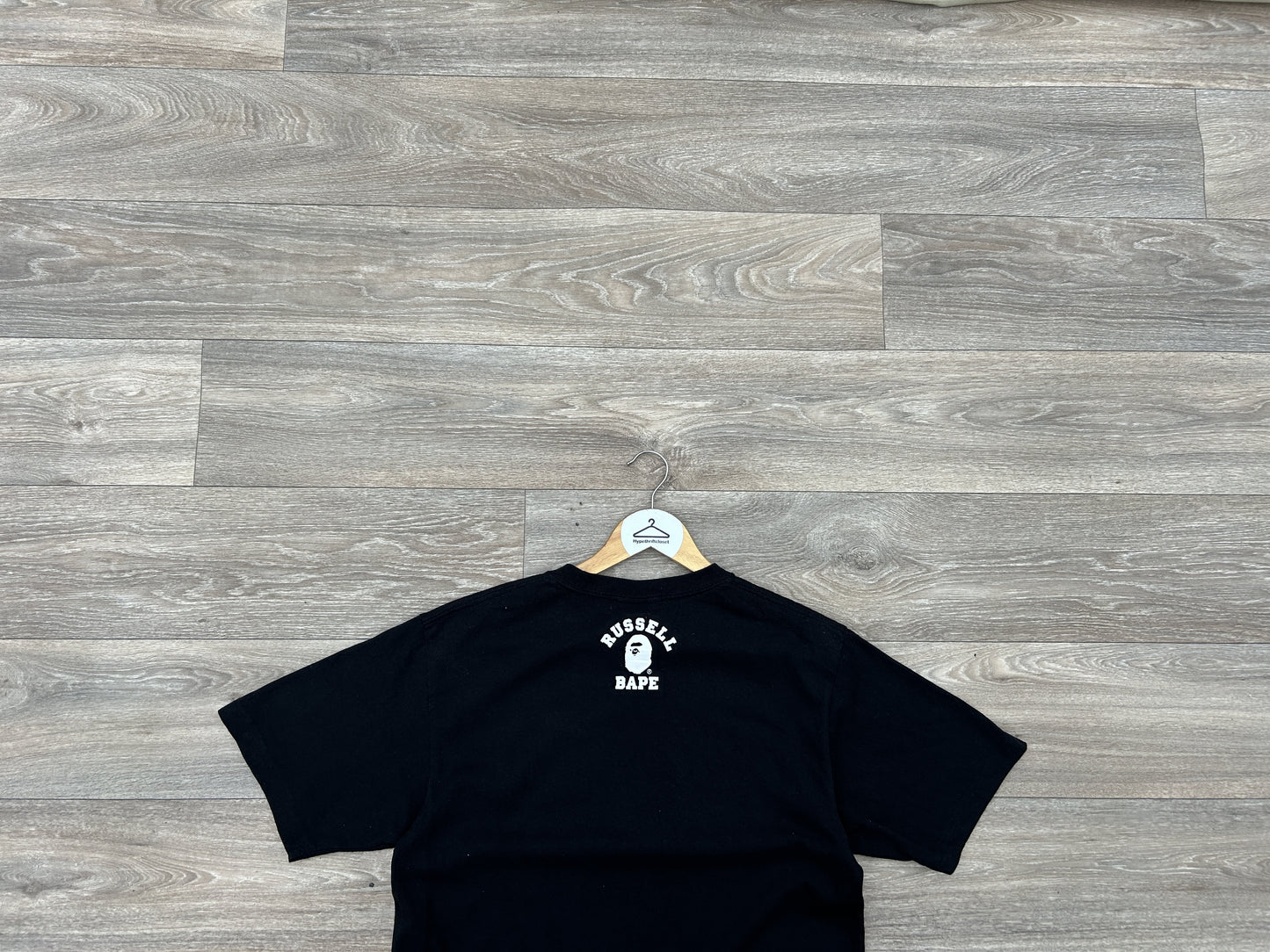 Bape x Russell logo tshirt
